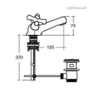 Ideal Standard Sottini Brassware -  Ideal Standard Reprise N9564 Mono Basin Mixer Puw Ch N9564aa