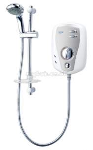 Triton Electric Showers -  Triton T100xr Shower 9.5 Kw White Chrome Plated