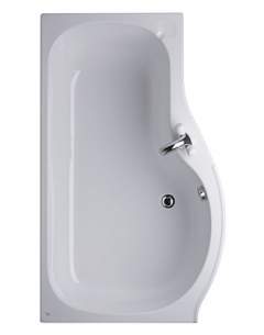 Ideal Standard Space Baths And Panels -  Ideal Standard Space Left Hand Shower Bath Front Panel 1500 White