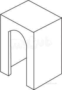 Twyfords Commercial Sanitaryware -  Laminated Spacer Box-bs8300 For Avalon Toilet Tp9450xx