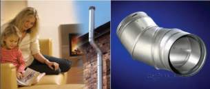 Specflue Flue Pipe -  100mm Bve 1200mm Pipe With Door 2304014