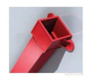Alumasc Rainwater Products -  Plain 3 Inch X3 Inch X1m Rw Pipe Inc Soc Rw33/1m