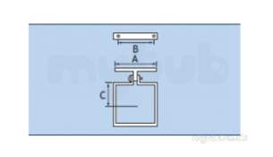 Alumasc Rainwater Products -  Mf F/j 75x100mm Sq Smll P.clp Rw43/sb/pc