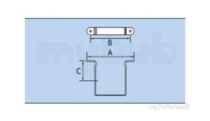 Alumasc Rainwater Products -  Mf F/j 100mm X 100mm Sq Pipe Clip Rw44/pc