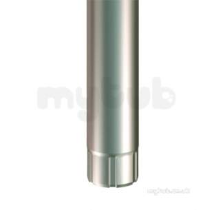 Lindab Rainwater -  Lindab Down Pipe 75mm X 3m Aluzinc