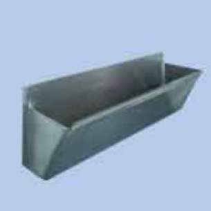Twyfords Commercial Sanitaryware -  Vecta Ss9120 750mm Scrub-up Trough Ss Ss9120ss