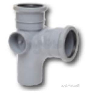 Polypipe Soil -  Single Branch 3in/82mm 135deg Equal St304b