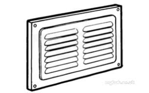 Passive Ventilation Grilles -  Stadium Brass Dfe Interior Grille Bm340