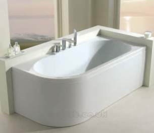 Eastbrook Baths -  23.5371l Status 1700 X 800 Carronite Left Hand Wh