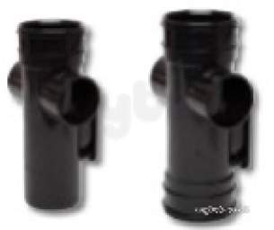 Polypipe Soil -  Access Pipe 4in/110mm Single Socket Swa53br