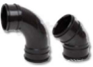 Polypipe Soil -  Polypipe Bend 4in/110mm 135deg Swb18br