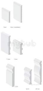 Swish 45x12mm Architrave Wh C222