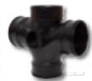 Polypipe Soil -  Double Branch 4in/110mm 87 1/2 Deg Swu424br