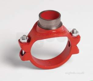 Victaulic Firelock Fittings -  Victaulic Grv 76.1x20bsp 920 Gr E Mech Tee