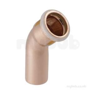 Mapress Copper Fittings -  Mps Cu Gas 34523 45d Street Elbow 22