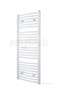 Myson Economist Towel Warmers -  Myson Ftgecoc125w White Avonmore Multi-rail Towel Warmer 125 Curved