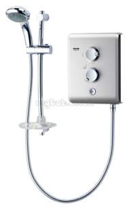 Triton Electric Showers -  Triton Shower 9.5 Kw Satin/chrome Plated
