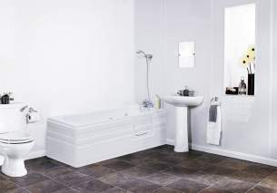 MyCare Less Able Bathing -  Mycare Easy Access Walk In Bath Left Hand Inc Front Panel