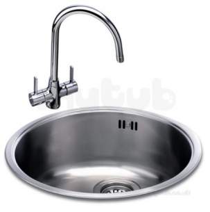 Carron Trade Sinks -  Carisma 400 440mm Round Bowl Pol S/steel