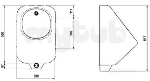 Sissons Stainless Steel Products -  G20494n Guardian Pod Urinal Rear Ent Ss
