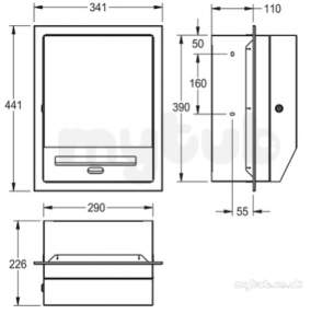 Sissons Stainless Steel Sinks -  Franke Sissons Rodan Touch-free Paper Towel