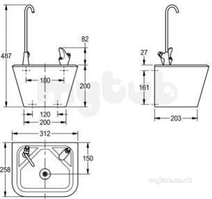 Sissons Stainless Steel Products -  Franke Drinking Fountain And Bottle Filler