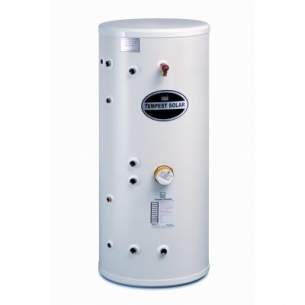 Tempest Stainless Unvented Cylinders -  Tempest Unvented Slimline Cylinder Direct 125l Tsmd125sl