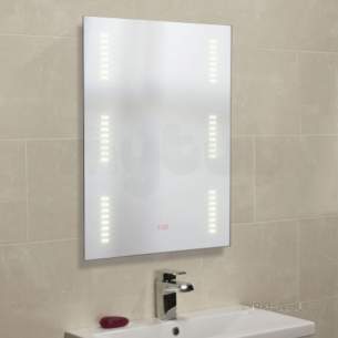 Roper Rhodes Accessories -  Tempus Mle340 Led Mirror With Clock