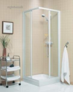 Roman Shower Enclosures -  Roman Jupiter 1000mm Sliding Door Sl/cl