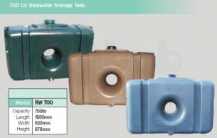 Titan Aqua Rainwater Harvesting -  Titan 700l Rain Water Tank Sandstone