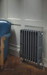 The Radiator Company Towel Warmers and Decorative Rads -  Bianco 665/6 Column 1 Inch Primer