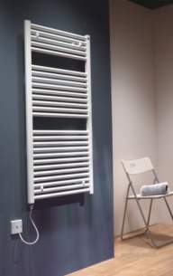 The Radiator Company Towel Warmers and Decorative Rads -  Caleido Electric 1817x600 White Calee1860w