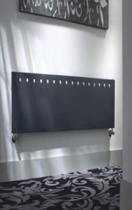 The Radiator Company Towel Warmers and Decorative Rads -  Flat Double Horizontal 375x1725 Ral