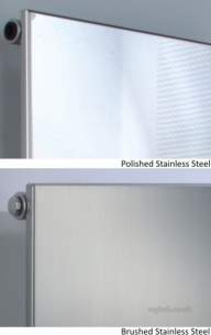 The Radiator Company Towel Warmers and Decorative Rads -  Ice Inox D H 455x1820 Brushed Steel