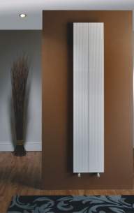 The Radiator Company Towel Warmers and Decorative Rads -  Loft Vertical 2000 X 200 White Loftv2020w