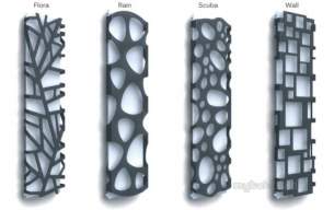 The Radiator Company Towel Warmers and Decorative Rads -  Metacrylic 1220 X 560 Clear On Satinato