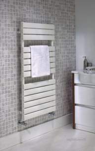 The Radiator Company Towel Warmers and Decorative Rads -  Tornado Towel Rail Single 720 X 586 White