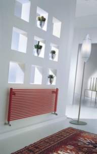 The Radiator Company Towel Warmers and Decorative Rads -  Trc 13 Single Horizontal 584x1000 White