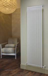 The Radiator Company Towel Warmers and Decorative Rads -  Trc 25 Double Vertical 700 X 368 White