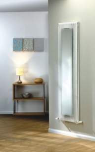 The Radiator Company Towel Warmers and Decorative Rads -  Vision 13 S 1700 X 440 With Mirror A Ral