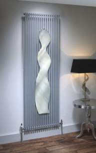 The Radiator Company Towel Warmers and Decorative Rads -  Vision 25 S 1700 X 440 With Mirror A Ral