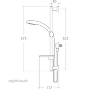 Ideal Standard Showers -  Ideal Standard Elipse L7100 Shower Kit Lp And Hp Sf And H/s Cp-obsolete L7100aa