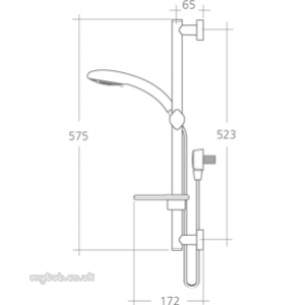 Ideal Standard Showers -  Ideal Standard Elipse L7101 Shower Kit Lp And Hp 3f And H/s Cp L7101aa