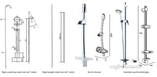 Triton Non Electric Products -  Triton Arc Slider White Tsarcslidw
