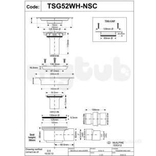 Mcalpine Waste traps overflow -  Mca 50mm W/s 2 Piece Ho Gully Nsc