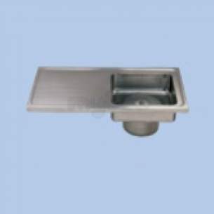 Twyfords Commercial Sanitaryware -  Vecta Ss9115 Plaster Sink And Wtop 1200 Lg Right Hand Ss9115ss