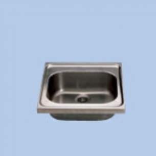 Twyfords Commercial Sanitaryware -  Hospital Sink Ss9023 600 X 600 Nt Htm64sk1 Ss9023ss