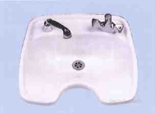 Twyfords Commercial Sanitaryware -  Hairdressers Vc6001 Basin White Obsolete-special Vc6001wh