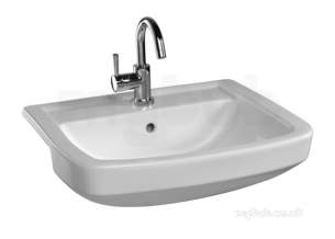 Twyford Mid Market Ware -  Refresh Rs4661 Square Sr Basin White Rs4661wh