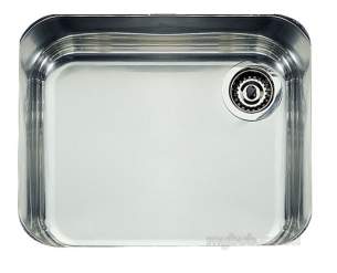 Rangemaster Sinks -  Undermount Ub50l/bsw 500 X 400 Left Hand Bsw Ss